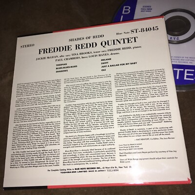 洋楽 SHADES OF REDD FREDDIE REDD QUINTET FREDDIE REDD - Freddie Redd – Shades of Redd LP (Blue Note Classic