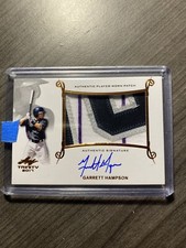 2017 Leaf Trinity Bronze Holofoil Spectrum Garrett Hampson #PA-GH1 Patch Auto B9