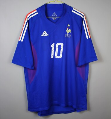 【レア】フランス代表ユニフォーム2002年 FRANCE 2002-2004 HOME ORIGINAL PLAYER ISSUE ADIDAS FOOTBALL SHIRT