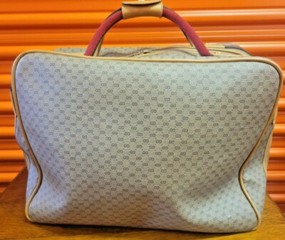 VINTAGE 1980s Authentic GUCCI TRAVEL BAG Number 012-39-4863