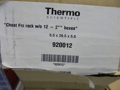 Thermo Scientific 920012 Chest Freezer Rack System w/o 12 - 2'' ''boxes''