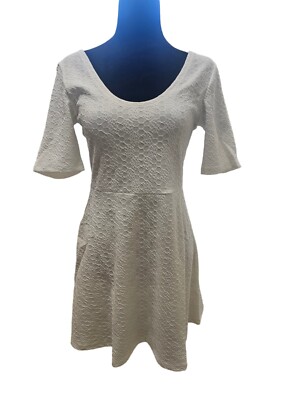 NWT Tam Ware Scoop Neck Textured Knit Short Sleeve Fit & Flare Mini Dress Medium | eBay NWT Tam Ware Scoop Neck Textured Knit Short Sleeve Fit & Flare Mini Dress Medium | eBay