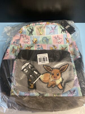Pokemon Eevee Eeveelutions Backpack NEW Bioworld Amazon.com: Bioworld Pokemon Backpack Eevee Evolutions  main image 3