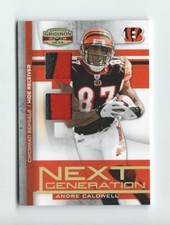2008 Gridiron Next Generation #32 Andre Caldwell DUAL PATCH Bengals 12/50