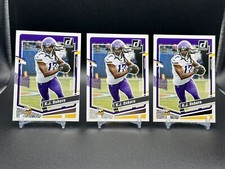 2023 Panini Donruss Football K.J. Osborn Base  #195 Minnesota Vikings Lot Of 3