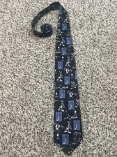 Vintage looney Tunes 1997 Necktie Stamp Collection Bugs Bunny USPS