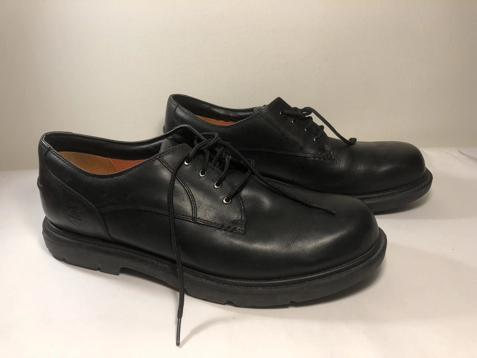 Timberland Nero Montgomery Bay Oxford Impermeabile Pelle Uomo Taglia 15M 61020