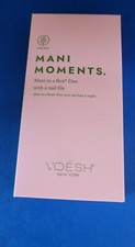 Voesh Mani Moments Mani in a Box Nail File Vitamin Recharge Green Tea Detox New
