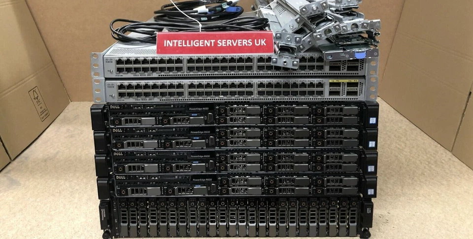 Dell MD3620i Dell R630 28.8TB SAS 96-Core 1TB RAM 10Gbit iSCSI SAN Solution - Image 2 of 3