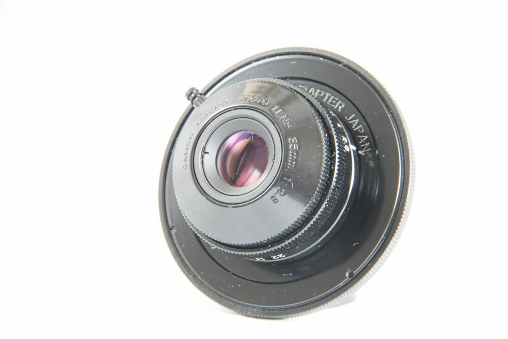 RARE Exc Canon Macro Photo Lens 35mm f/2.8 f 2.8 w/FD Adapter from