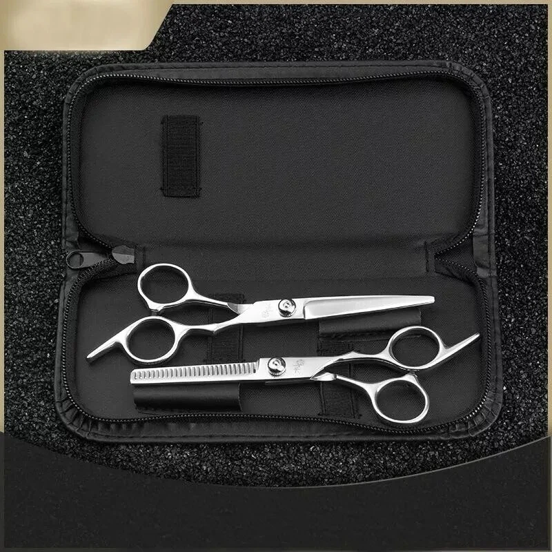 Complete Barber Salon Hairdressing Scissors Shears Set Professional 8-Piece Kit - Image 3 of 4