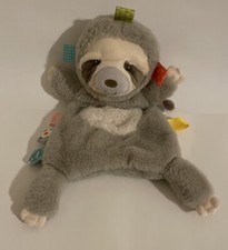 Mary Meyer Taggies Molasses Sloth Gray Tan Soft Toy Plush Stuffed Animal Toy