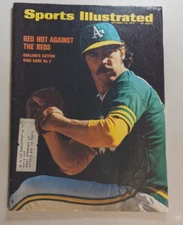 VINTAGE CATFISH HUNTER SPORTS ILLUSTRATED OCT 23, 1972 OAKLAND A'S HOF