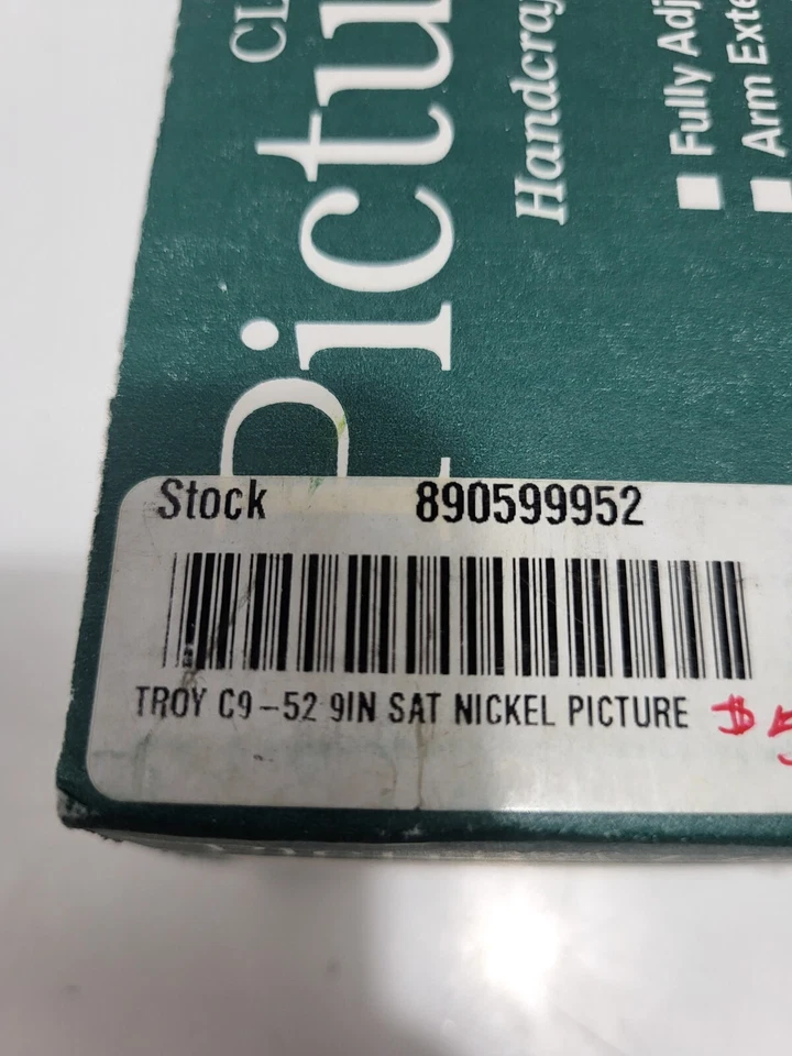 "Nueva luz de imagen plateada tradicional de 9"" House of Troy C9-52" Foto 3 de 4