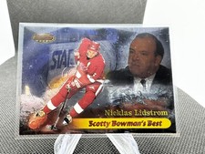 1998-99 Bowman's Best #SB4 Nicklas Lidstrom Scotty Bowman' Best B3