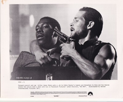 Original Pressefoto Film 48 Stunden James Remar & Eddie Murphy 1982