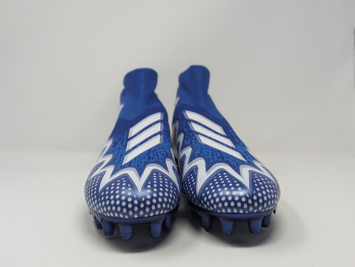 Adidas Freak Ultra 22 Primeknit Blue & White Football Cleats Men Size 14 GZ0468 Adidas Freak Ultra 22 Primeknit Blue & White Football Cleats  main image 3