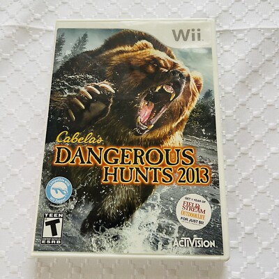 Cabela's Dangerous Hunts 2013 - Nintendo Wii Hunting Tested  Complete