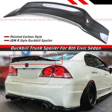 For 06-11 Honda Civic Sedan Fa Carbon Fiber Look R Style Duckbill Trunk Spoiler For 06-11 Honda Civic Sedan Fa Carbon Fiber Look R Style Duckbill Trunk Spoiler