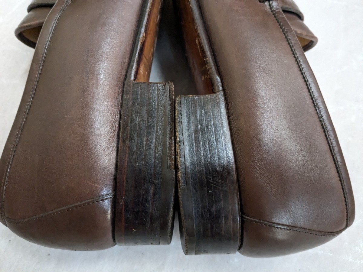 Vintage Gucci Horsebit Loafers Brown Leather Men US 13 Gucci Horsebit Loafers Brown Men 8.5 Leather Dress Shoes  main image 2