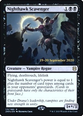 Magic - Nighthawk Scavenger [PRE - 115] - NM - EN - $ Foil
