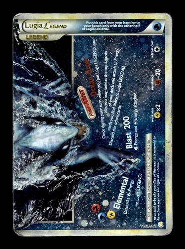 Lugia Legend (Bottom) HeartGold SoulSilver #114 Ultra Rare Holo HP Pokemon