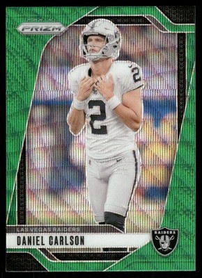 2024 Panini Prizm Prizms Green Wave #153 Daniel Carlson - FB