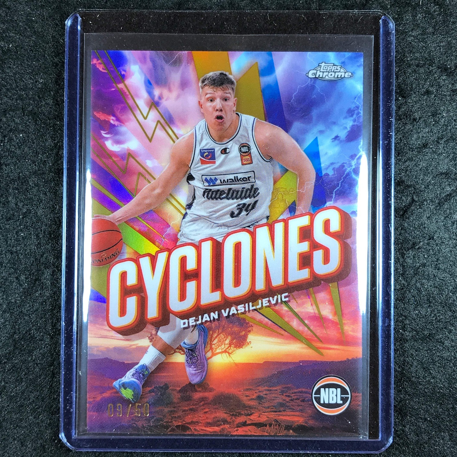 2024-25 Topps Chrome NBL DEJAN VASILJEVIC Cylcones Gold 9/50 #1