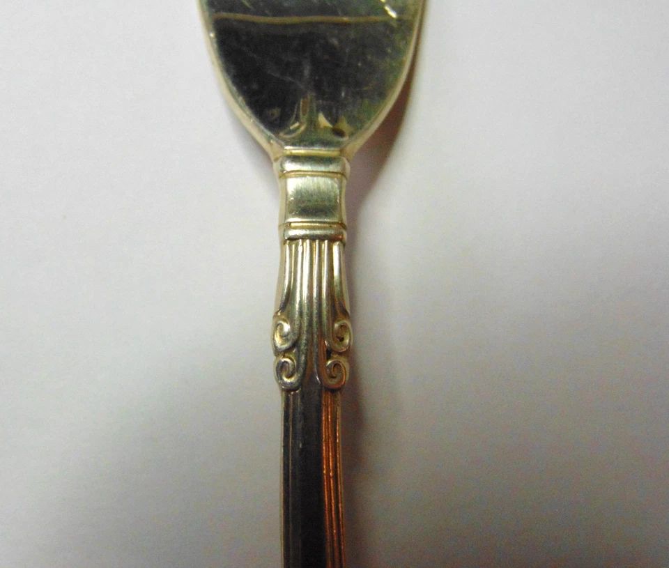 Gorham Sterling Silver 925 Flatware Set 5 Five Piece Vintage Nocturn Monogram H - Image 4 of 4