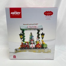 St. Nicholas Square Disney Mickey Minnie Friends Train Station Christmas Village
