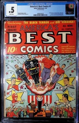 Americas Best Comics #1 (1942) CGC 0.5 *Only 30 copies in CGC Census!*