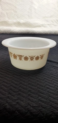 Vintage Pyrex Butterfly Gold Butter Dish NO Lid 75