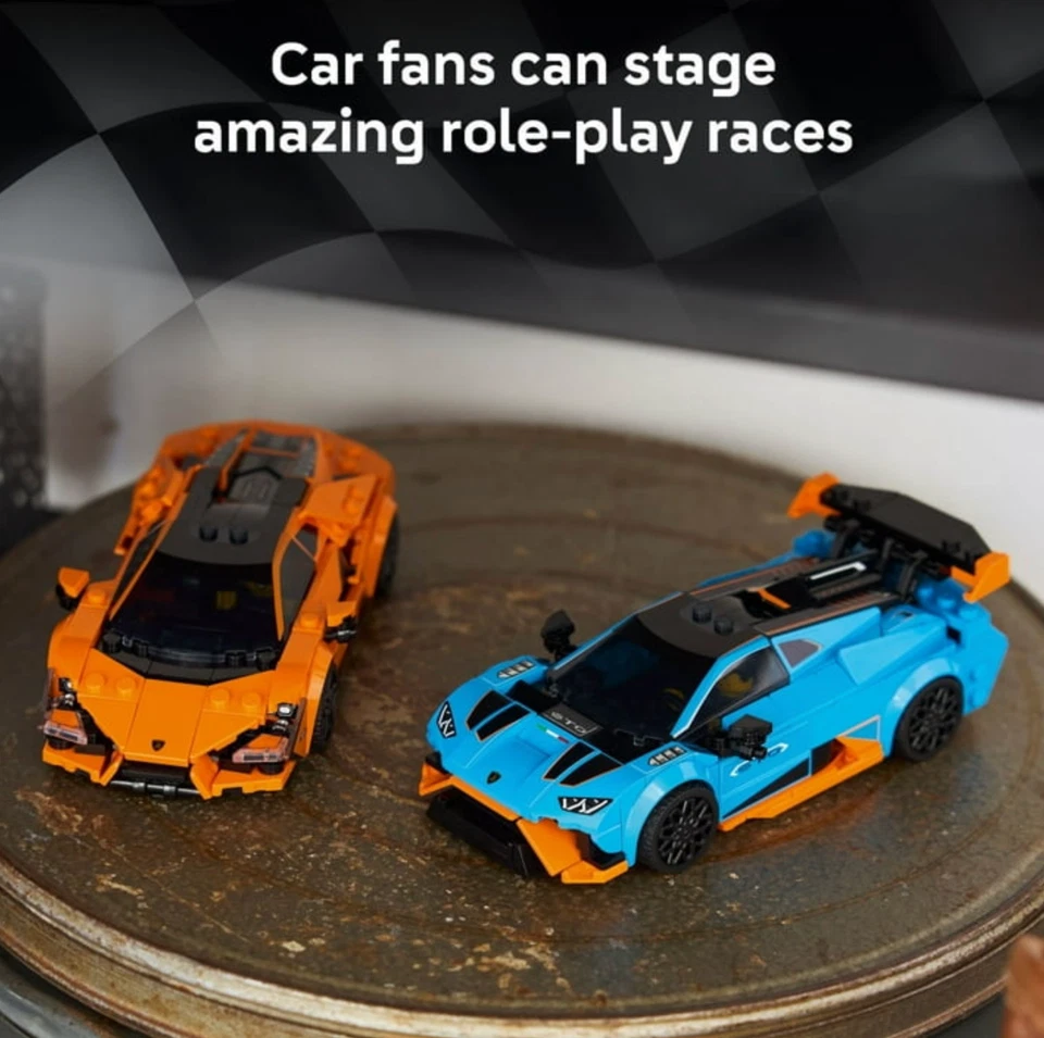 LEGO® Speed Champions Lamborghini Revuelto y Huracán STO 77238 sin comisiones de importación Foto 4 de 4