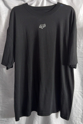 Fox Racing Shirt Mens Black GRAPHIC SHIRT SKATER SIZE 2X PRE OWNED Y2K