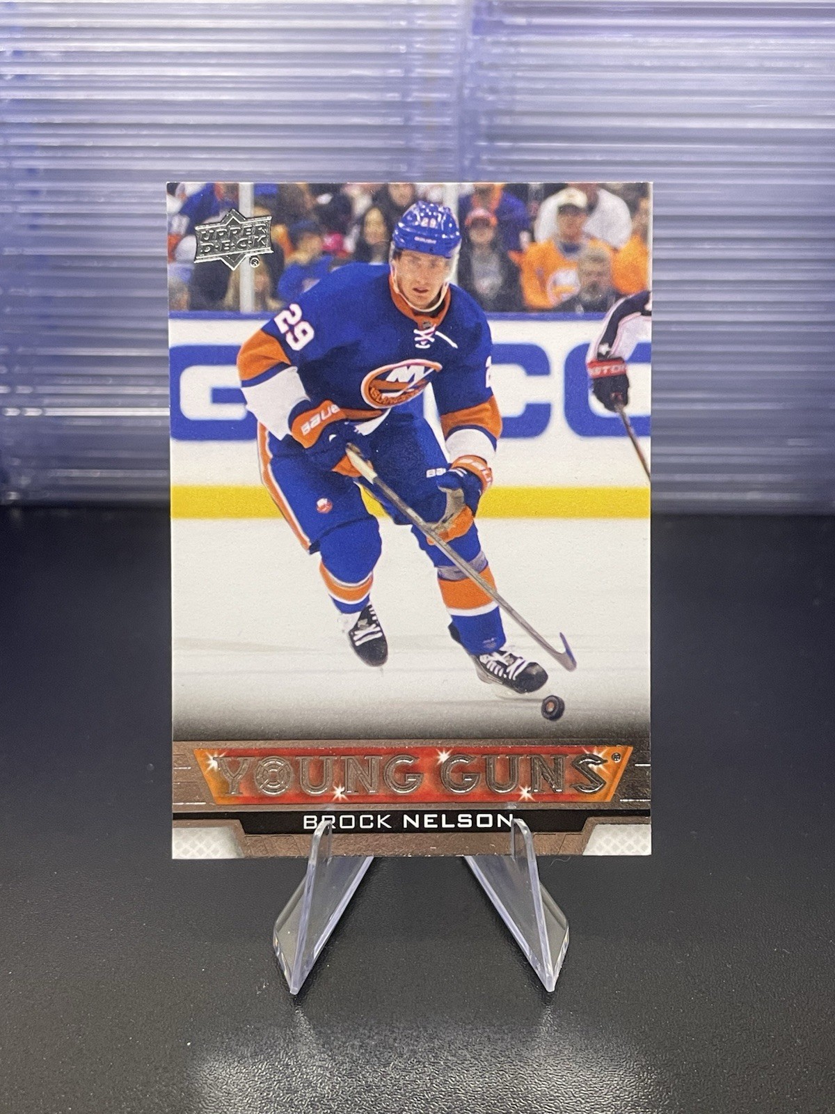 Upper Deck 2013-14 Series One Young Guns Brock Nelson Islanders RC #204