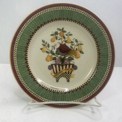 Sakura Debbie Mumm 7.5  Salad Dessert Plates 12 Days of Christmas Set Of 11 Read