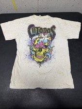 Chiodos Vintage Y2K Scene Grunge Alt Emo Metal Myspace Shirt *Heavy Stains* READ
