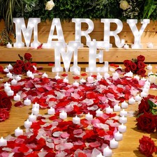 4080 Pcs Marry Me Sign Proposal Decorations Lighted Marry Me Letters with 72 ...