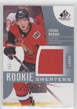 2017-18 SP Game Used Rookie Sweaters 67/199 Logan Brown #RS-LB 1o3