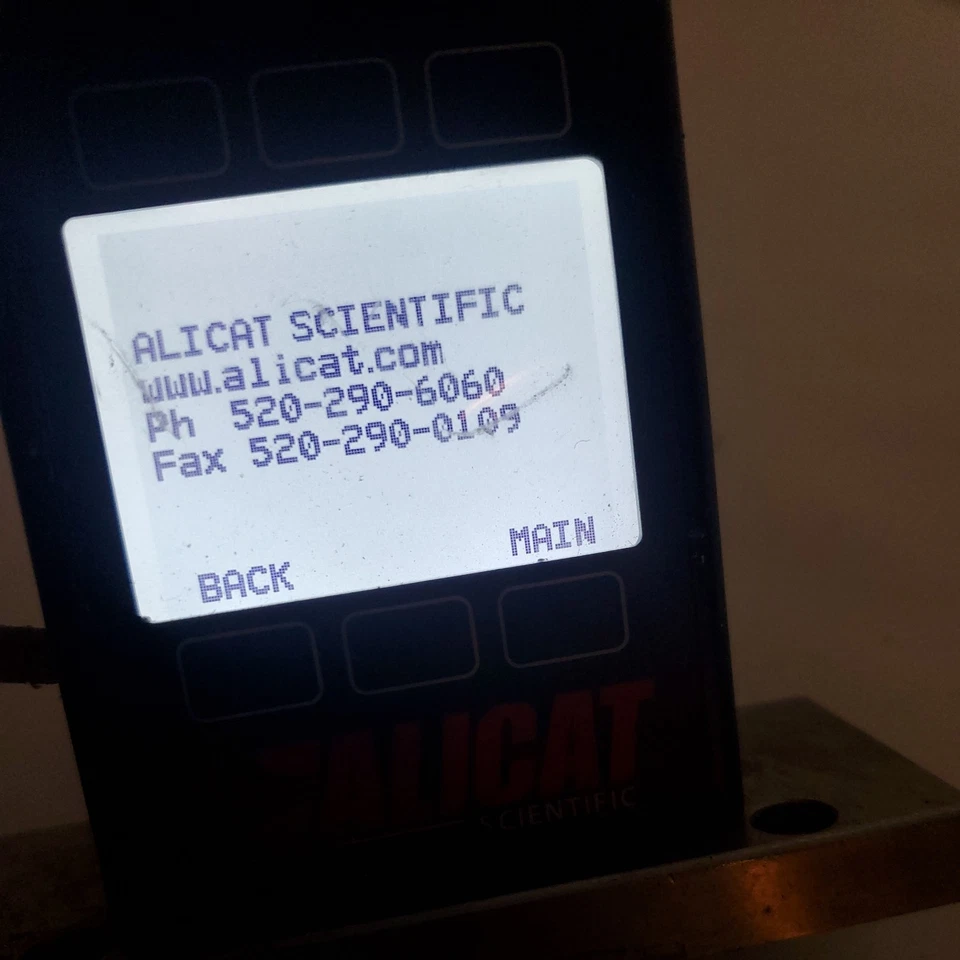 ALICAT SCIENTIFIC MCR-2000SLPM-D/5M GAS MASS FLOW CONTROLLER/ FLOW METER - Image 3 of 4