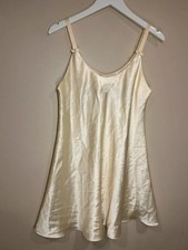 Vintage Christian Dior Slip Dress SM Butter Yellow Romantic Coquette Lingerie
