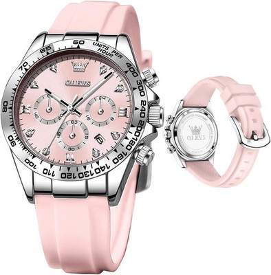 OLEVS Luxury Diamond Small Female Watches - Stainless Steel Bracelet, Waterproof