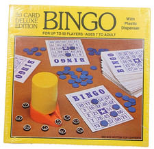 1981 Deluxe Bingo by Whitman Brand New Sealed 4805-22 U.S.A. WESTERN PUBLISHING