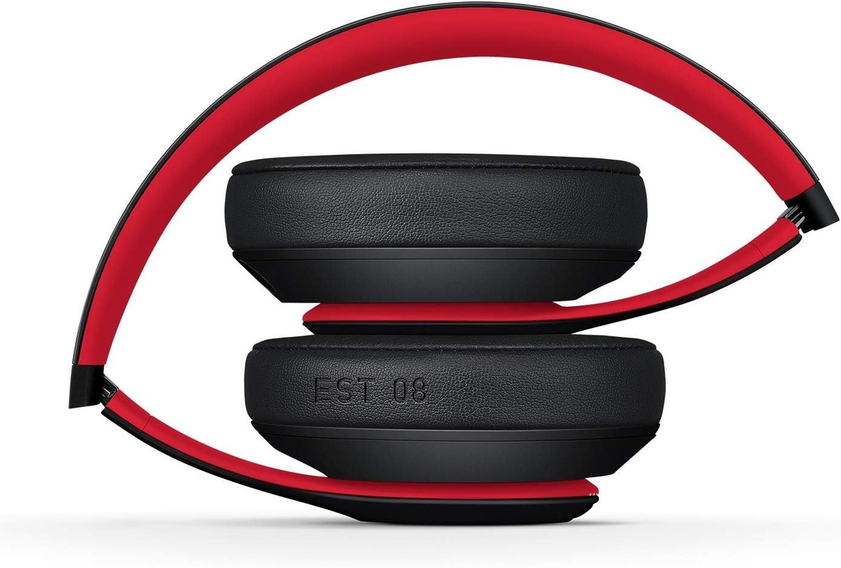Beats Studio3 Wireless ブラックレッドノイズキャンセリング Beats Studio3 Wireless Noise Cancelling Over Ear Headphones Black