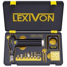 LEXIVON Butane Torch Multi-Function Kit | Premium Self-Igniting Soldering Statio