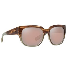 Costa Waterwoman II Sunglasses Shiny Ocean Jade Copper Silv Mirror