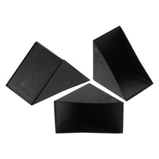 20Pcs Corner Protectors 36x67mm Plastic Right Angle Corner Guards Cushion, Black