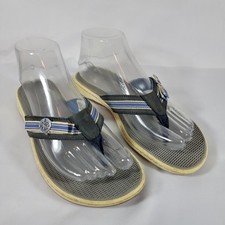 Sperry Top-Sider Womens Flip Flop Sandals Blue Gray Size 7M