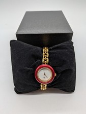 Asis Vintage Gucci Change Bezel 11/12 26mm Quartz White Dial Women's Watch