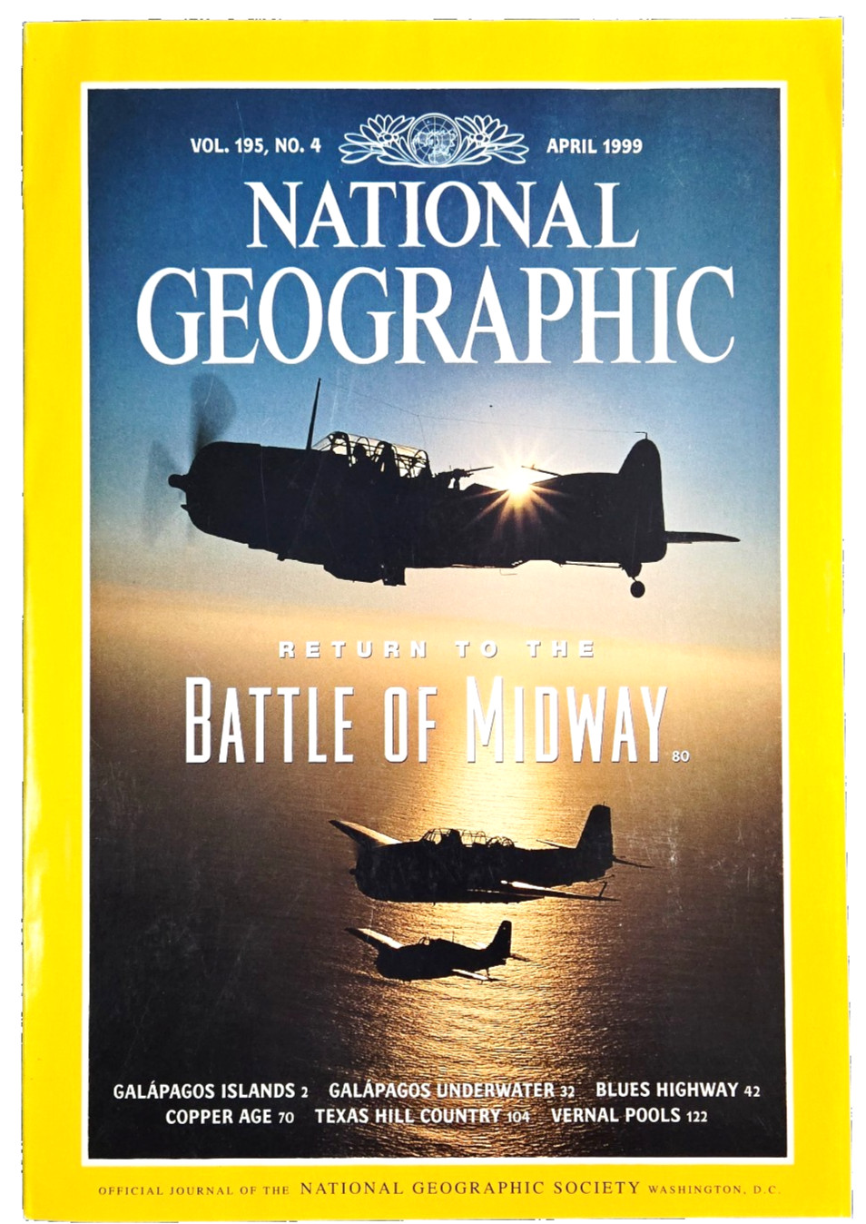 Return To The Battle Of Midway Wwii April 1999 National Geographic Magazine